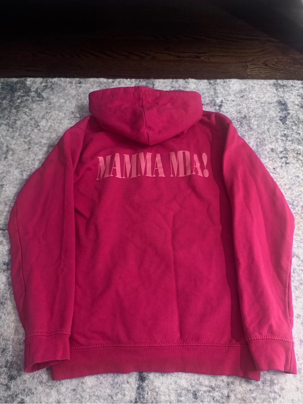 Pink "MAMMA MIA!" Kids Hoodie from the musical in london